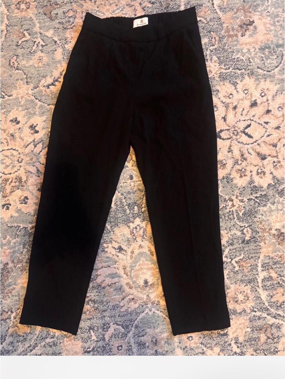 Babaton black cropped pants
